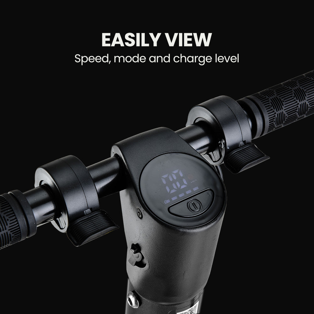 NNEDSZ Peak 300W 10Ah Electric Scooter, Suspension, for Adults or Teens, Black