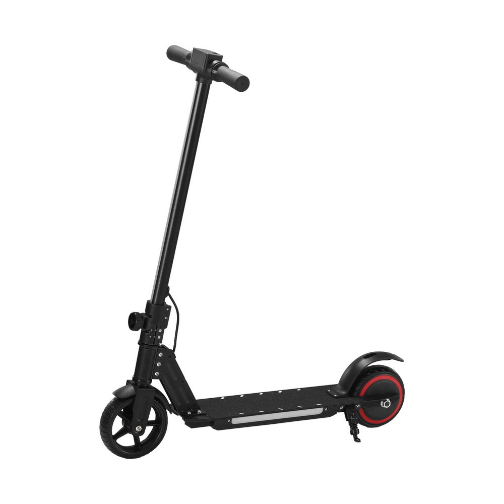 NNEDSZ Electric Scooter 130W 16KM/H LED Light Folding Portable Riding Commuter Black