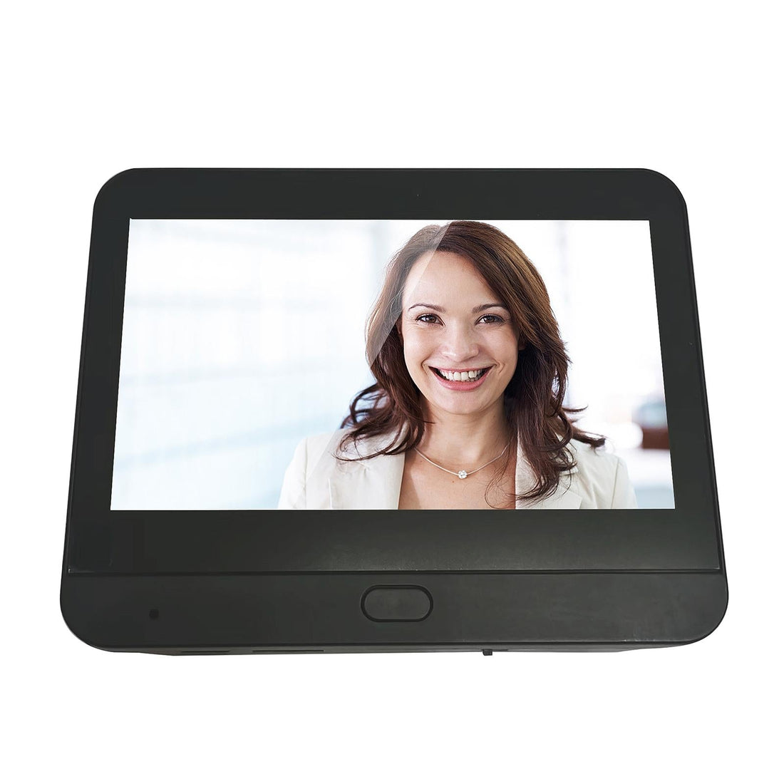 NNEDSZ 1080P Wifi Smart Cat Eye Video Doorbell With 4.3 Colour Screen And Hidden Graffiti Design - Black