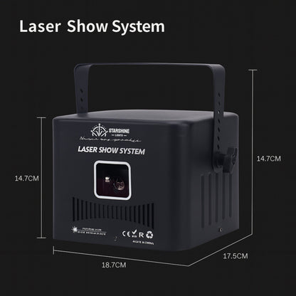 A12 5W RGB LaserCube-Style Portable Laser Projector with App
