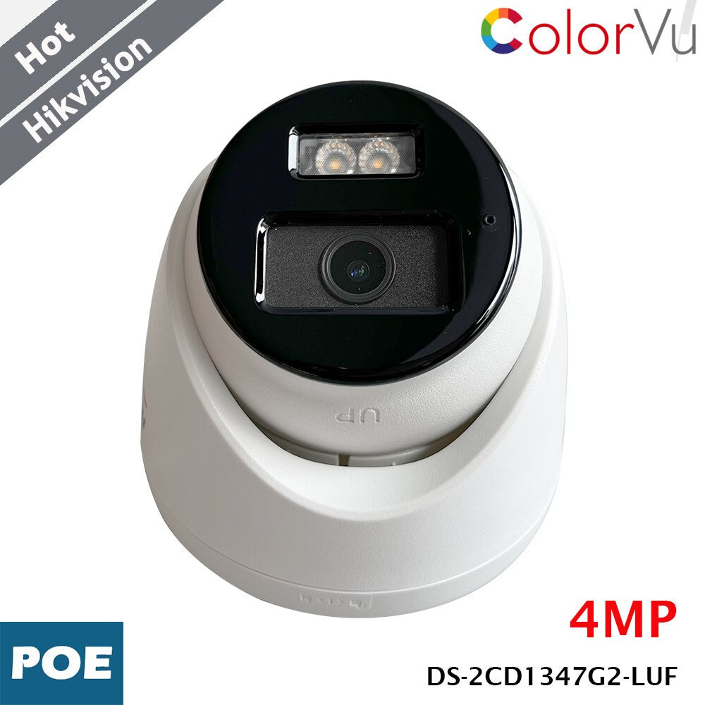 Hikvision DS-2CD1347G2-LUF 4MP ColorVu MD 2.0 Security Camera POE H.265+