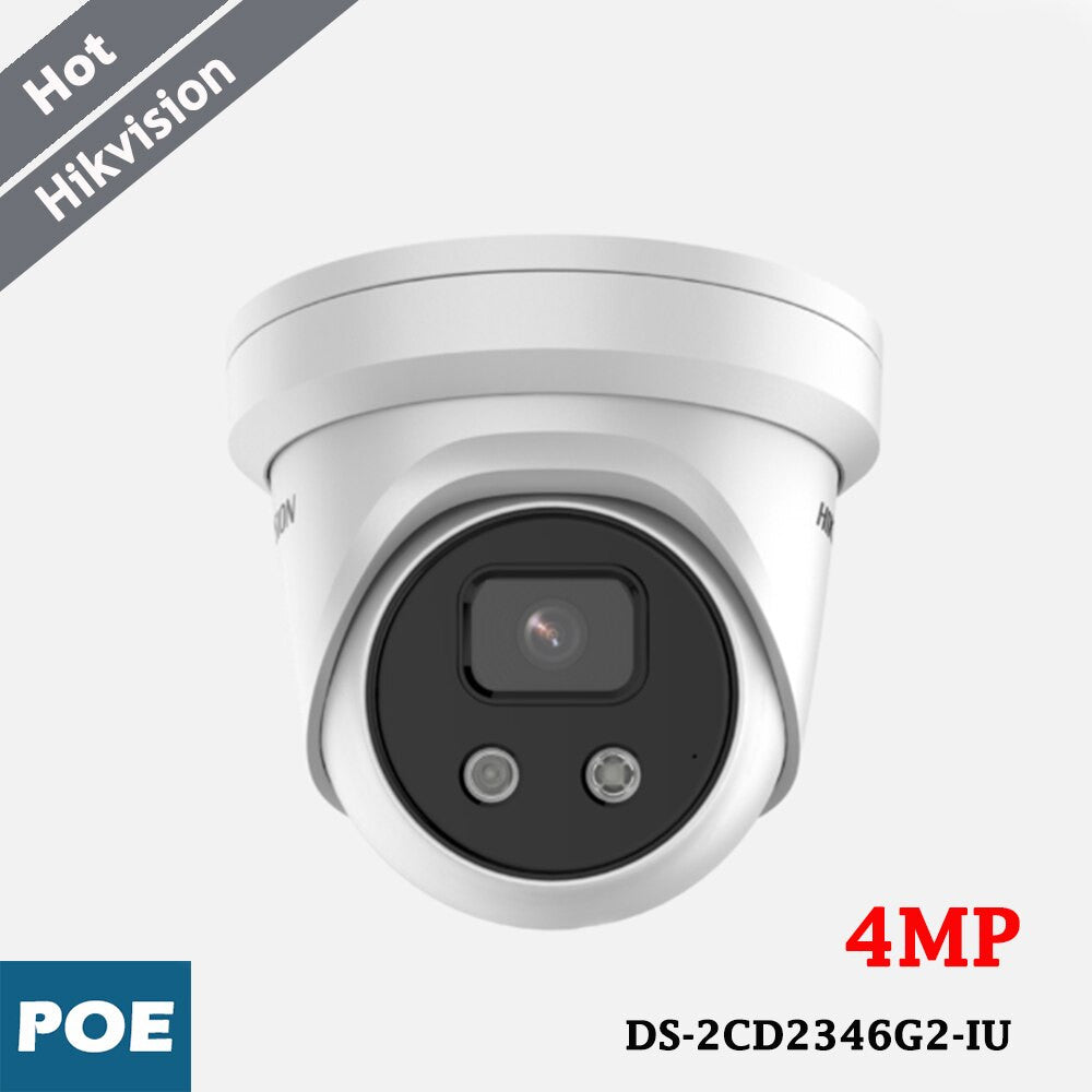 HIKVISION 4MP Security Camera DS-2CD2346G2-IU Built-in Mic Real Time Audio