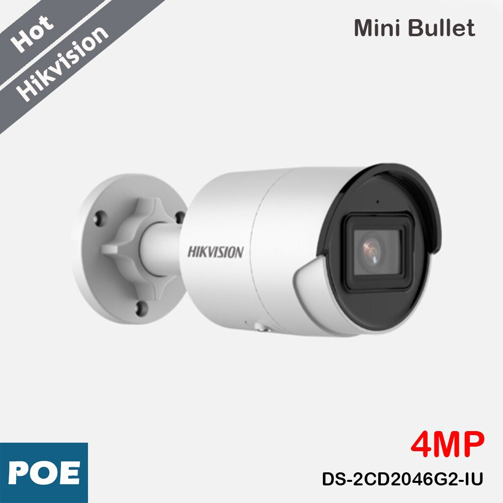 Hikvision 4MP Mini Security Camera Excellent Low-light Smart IR Built-in Mic